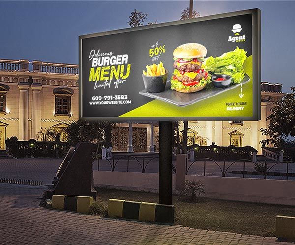 backlit billboard