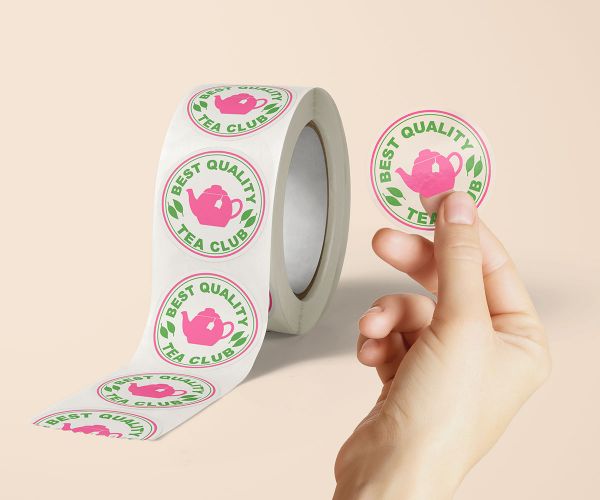 Clear Roll Label