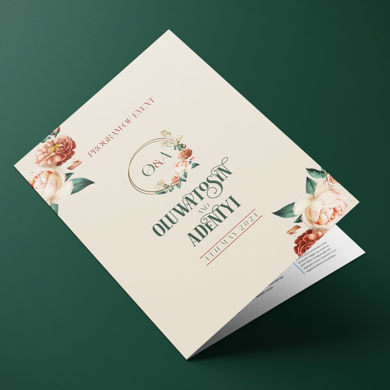 Wedding-programme